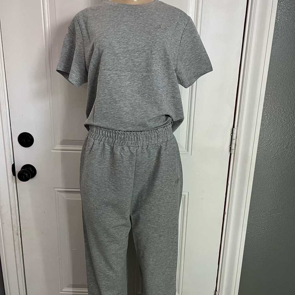 ALO Yoga Gray Pantsuit